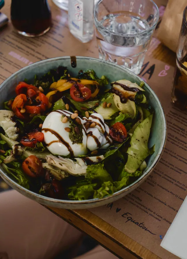 Belle assiette de Burrata cremeuse !